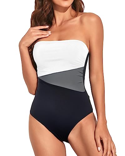 Holipick Women's Tummy Control Swimdress - Halter Tankini With Skirt & Ruched Front - Swimsuit For Beach & Pool