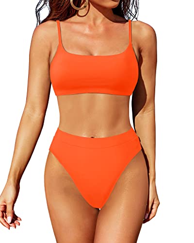 Women s Orange Bikinis Orange Two Piece Swimsuits Holipick women-s-orange-bikinis-orange-two-piece-swimsuits-holipick