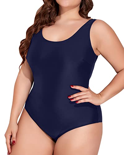 Sunrain Holipick Plus Size One Piece Swimsuit Compatible With Women Tummy  Control Sarong Front Bathing